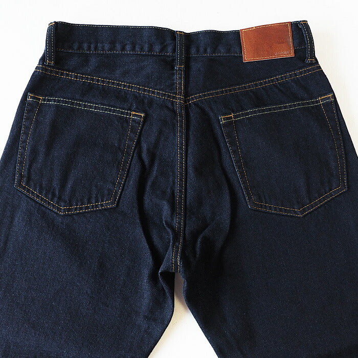 DEEP BLUE (deep blue) 12.5 oz sweet weave denim boyfriend denim ankle length one wash [73388OW] Okayama Kurashiki Kojima jeans brand 