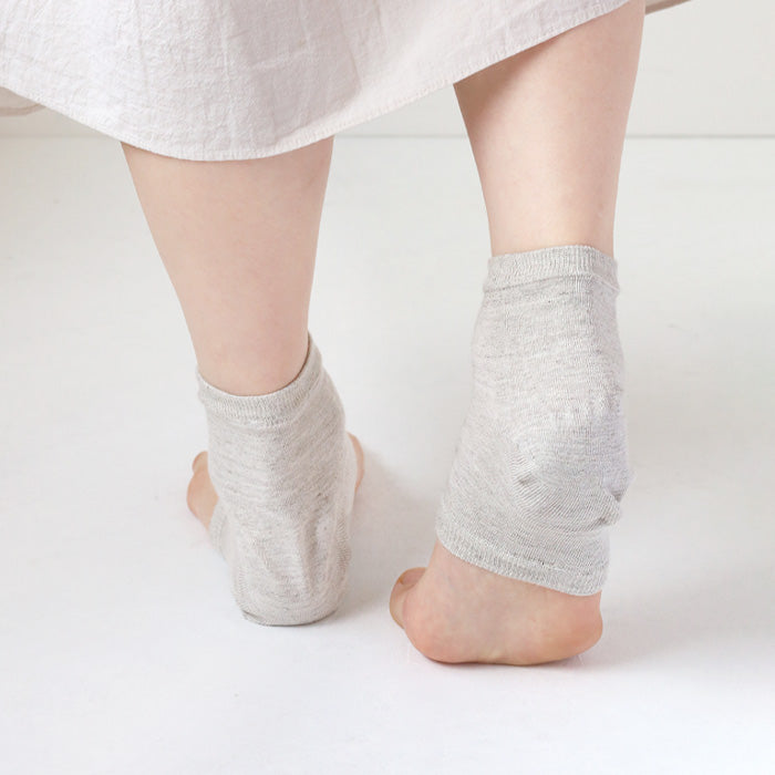 [2 colors] ORGANIC GARDEN 100% Organic Cotton Heel Open Warmer Women's [8-8860] 