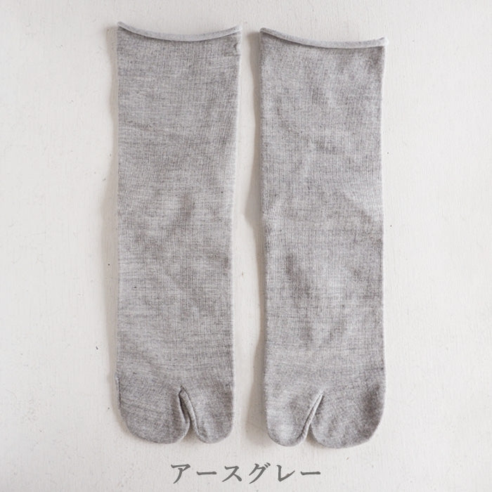 [2 種顏色] ORGANIC GARDEN (有機花園) 沒有橡膠襪類型襪子原色灰色女士 [8-8267]