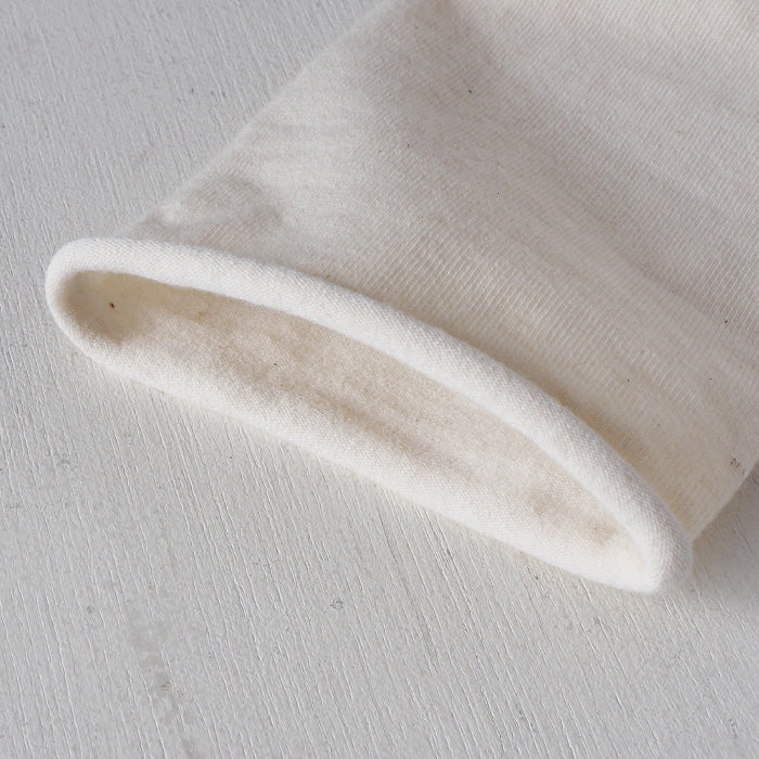 [2 colors] ORGANIC GARDEN no rubber tabi type socks unbleached gray ladies [8-8267]