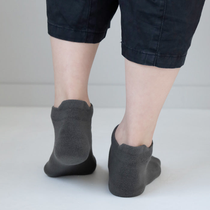 ORGANIC GARDEN quintuple dyed tabi type pile socks ankle length men's women's unisex [8-8283]