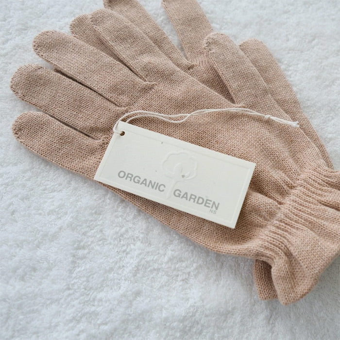 ORGANIC GARDEN Organic Cotton Care Gloves for Men and Women [8-0906] 