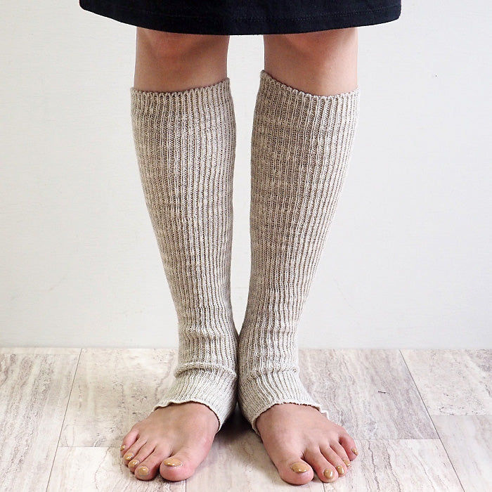 [2 colors] ORGANIC GARDEN 100% organic cotton heel warmers for women [8-0810-79]