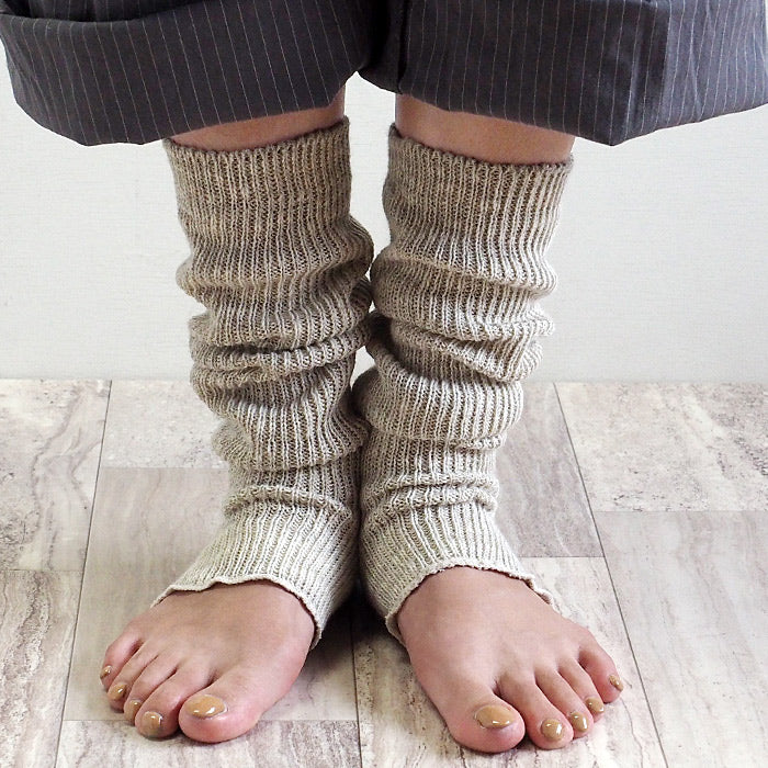 [2 colors] ORGANIC GARDEN 100% organic cotton heel warmers for women [8-0810-79]