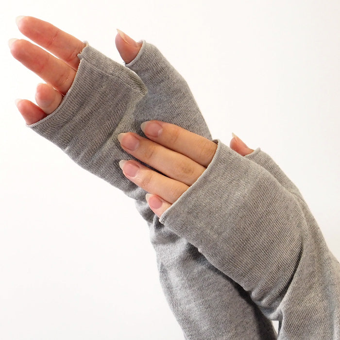 ORGANIC GARDEN UV Care Arm Covers Organic Garden 100% Organic Cotton Women's [8-0805-79]