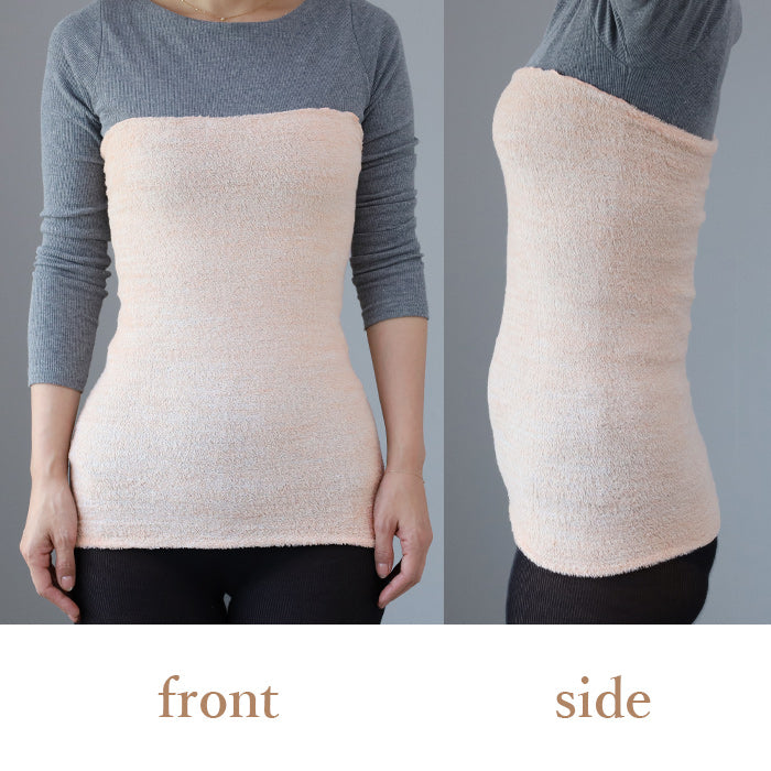 ORGANIC GARDEN Organic Cotton Pile Haramaki (Waist Warmer) Long Length Cotton Women's [8-0903]