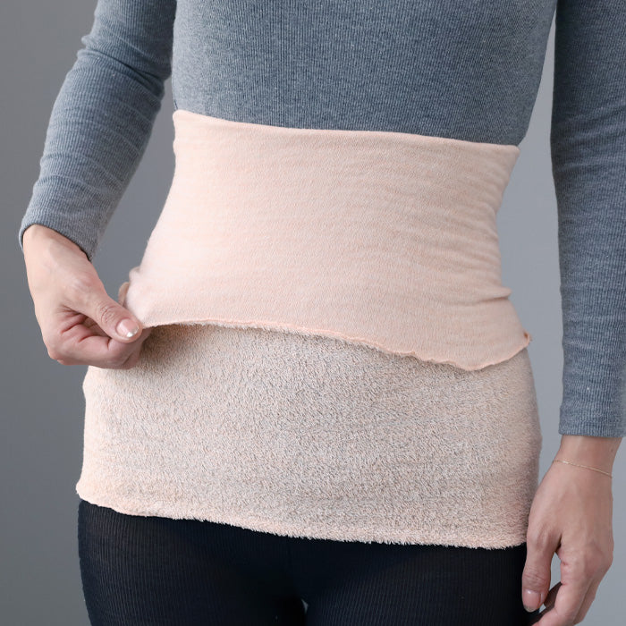 ORGANIC GARDEN Organic Cotton Pile Haramaki (Waist Warmer) Long Length Cotton Women's [8-0903]