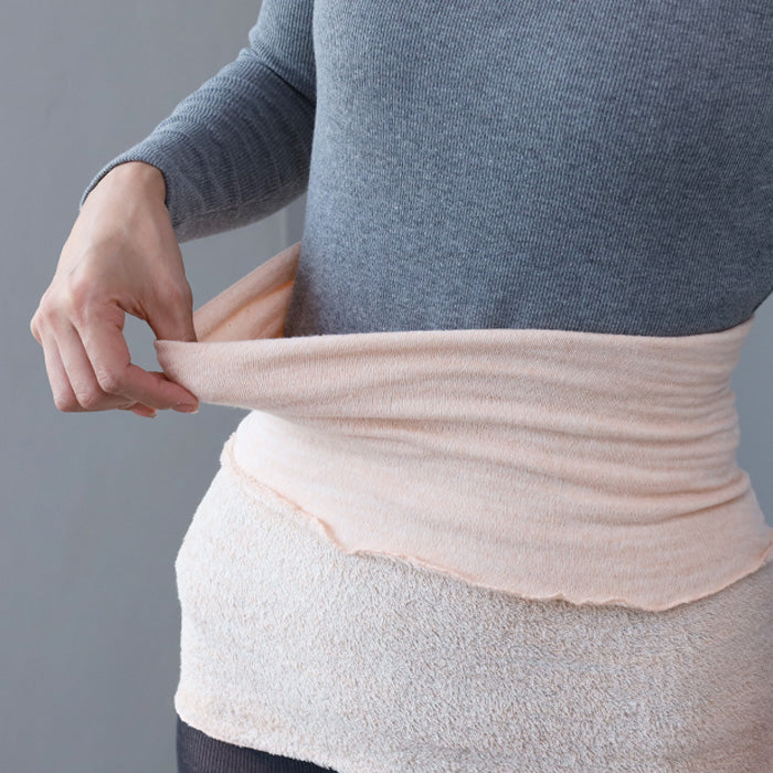 ORGANIC GARDEN Organic Cotton Pile Haramaki (Waist Warmer) Long Length Cotton Women's [8-0903]