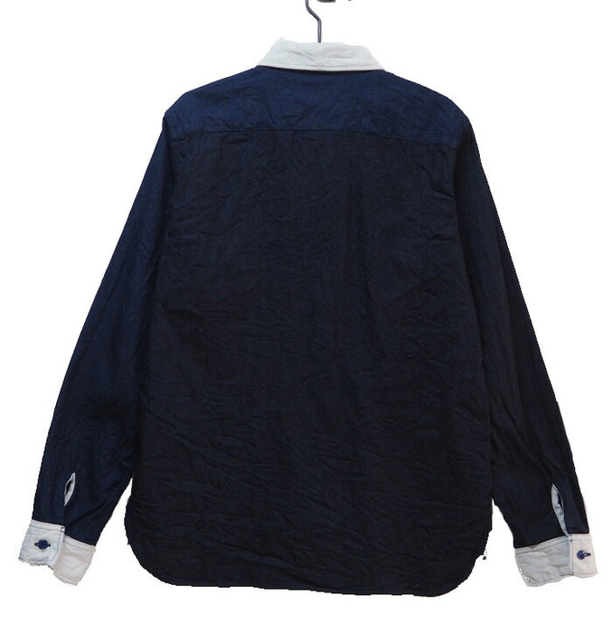 [30% OFF Sale] Bitsuchu Kurashiki Koubou Crazy Pattern Cleric Shirt One Wash Men's [93233-OW] 