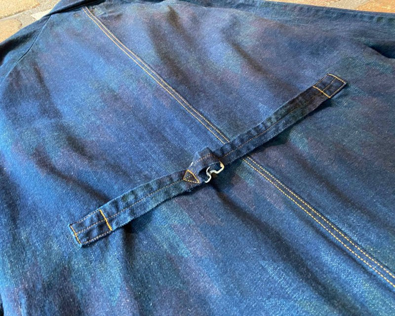 graphzero Sewing Man Coat Navajo Pattern 12oz Denim Men's Women's Unisex [GZ-SMCT-0309]