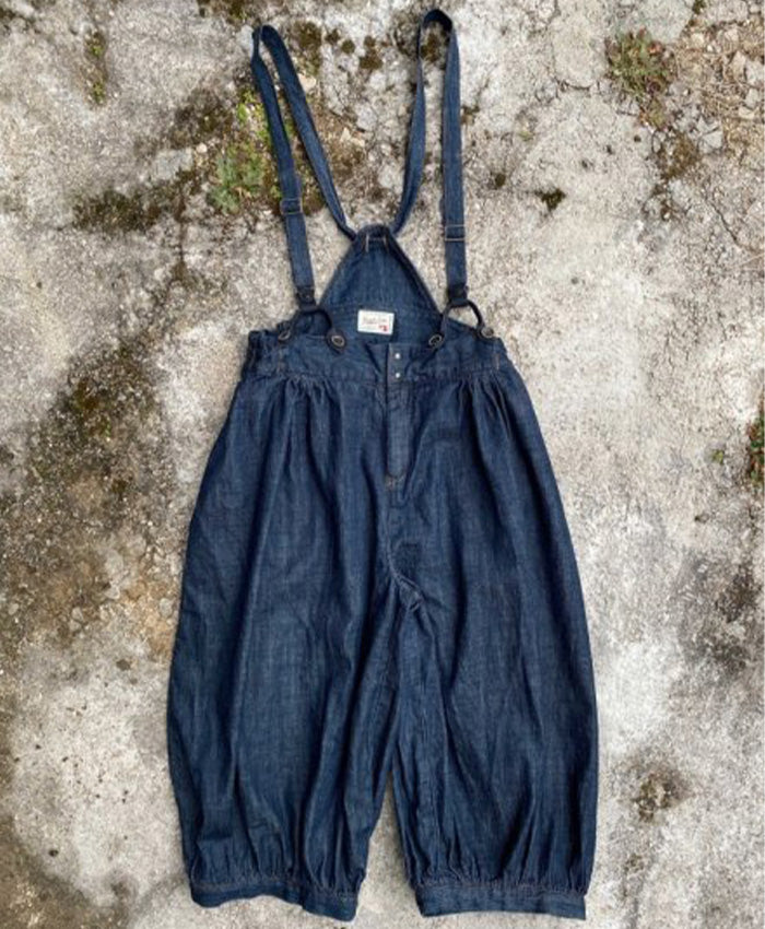 graphzero Clown Pants Indigo Selvage Ladies Free Size [La-PEPT-0502]