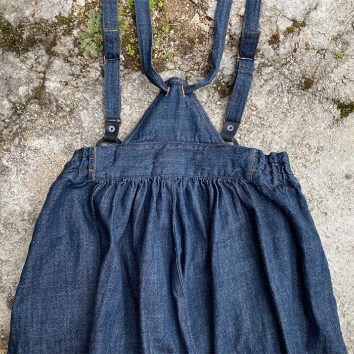 graphzero Clown Pants Indigo Selvage Ladies Free Size [La-PEPT-0502]