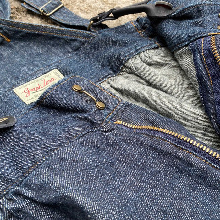 graphzero Clown Pants Indigo Selvage Ladies Free Size [La-PEPT-0502]