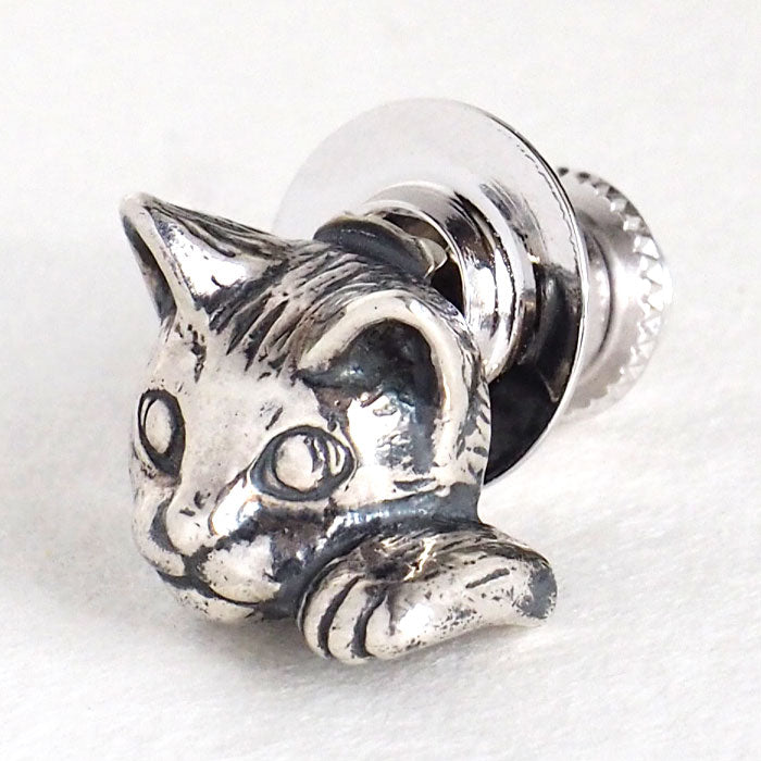 naturama Lucky Cat Pin Brooch “Pixie” Silver 925 [AB02]