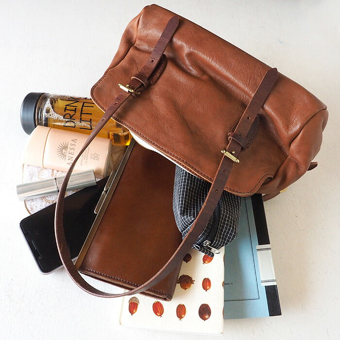 ANNAK Boston bag S size Tochigi leather Washed leather Beige [AK14TA-A0002-BEG] 