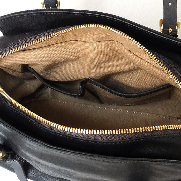 ANNAK Boston bag S size Tochigi leather Washed leather Black [AK14TA-A0002-BLK] 