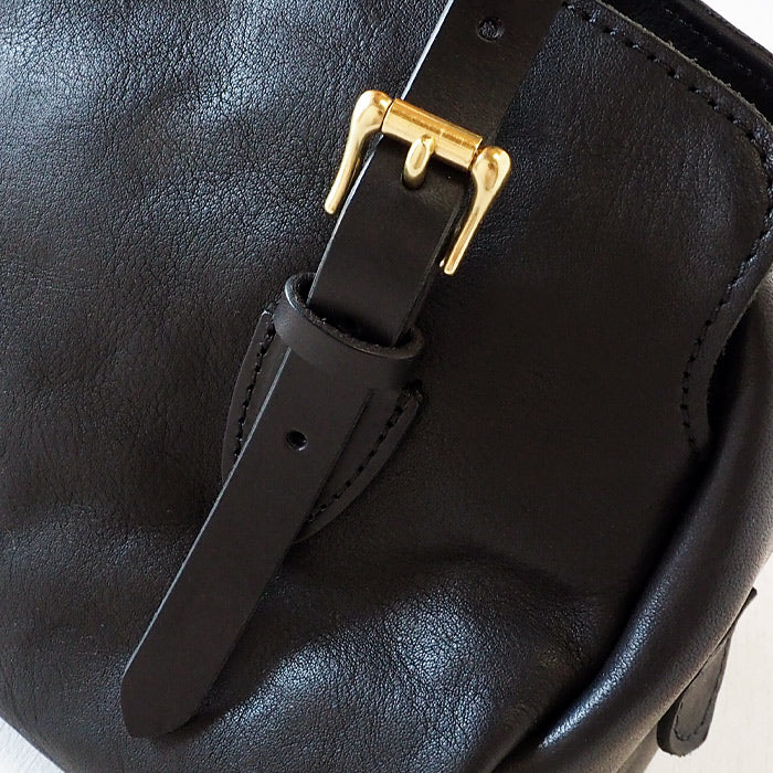 ANNAK Boston bag S size Tochigi leather Washed leather Black [AK14TA-A0002-BLK] 