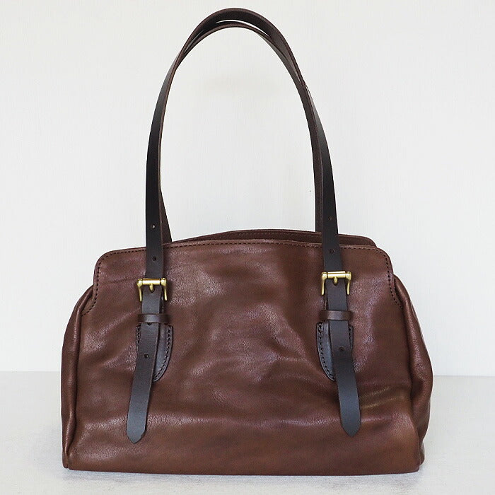 ANNAK Boston bag S size Tochigi leather Washed leather Dark brown [AK14TA-A0002-DBR] 