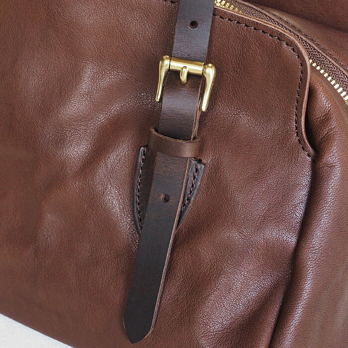 ANNAK Boston bag S size Tochigi leather Washed leather Dark brown [AK14TA-A0002-DBR] 