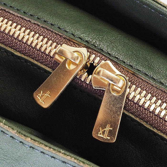 ANNAK Boston bag S size Tochigi leather Washed leather Green [AK14TA-A0002-GRN] 