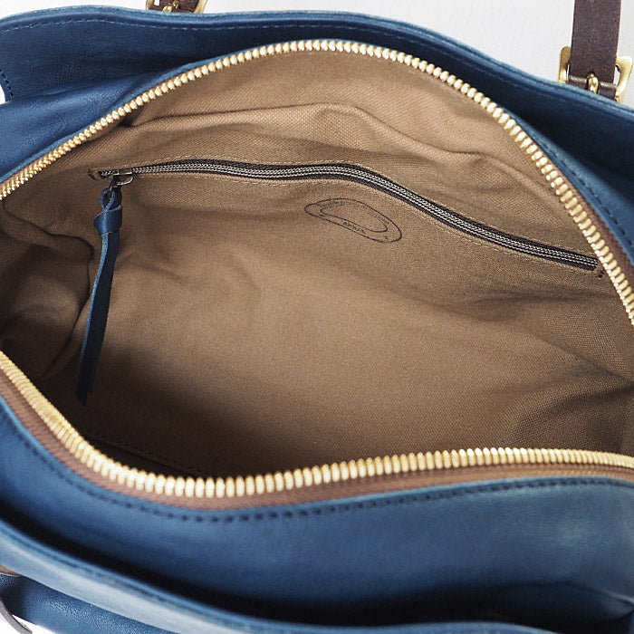 ANNAK Boston bag S size Tochigi leather Washed leather Navy [AK14TA-A0002-NVY] 