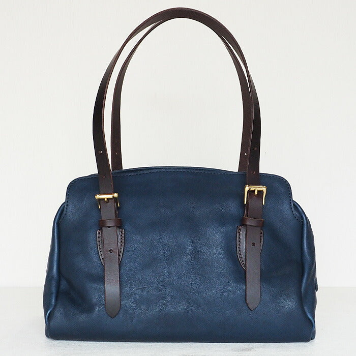 ANNAK Boston bag S size Tochigi leather Washed leather Navy [AK14TA-A0002-NVY] 