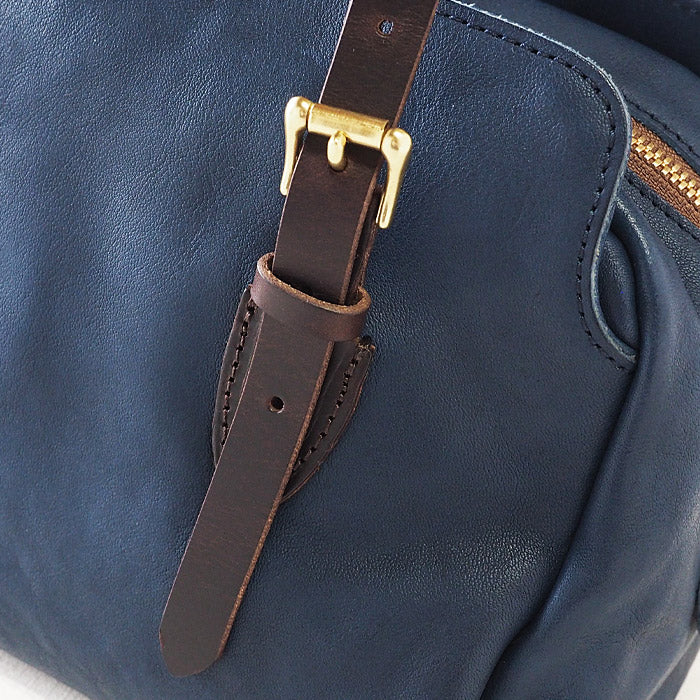 ANNAK Boston bag S size Tochigi leather Washed leather Navy [AK14TA-A0002-NVY] 