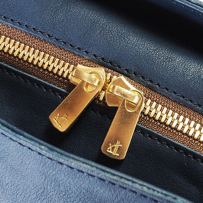 ANNAK Boston bag S size Tochigi leather Washed leather Navy [AK14TA-A0002-NVY] 