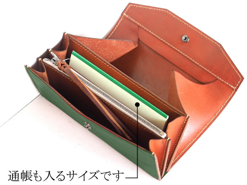 ANNAK Garcon Long Wallet Tochigi Leather Green [AK14TA-B0039-GRN] 