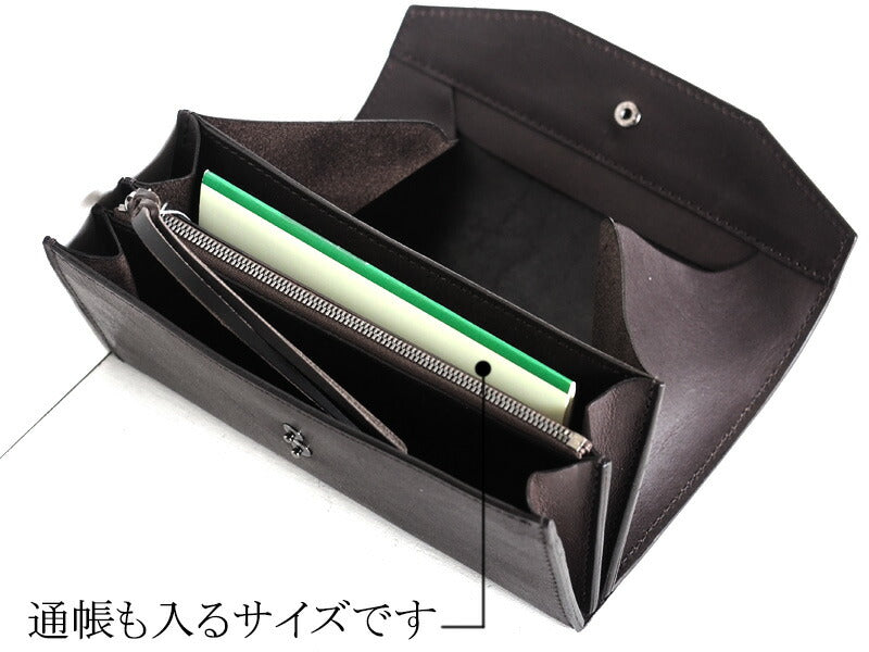 ANNAK Tochigi Leather Garson Long Wallet Black [AK14TA-B0039-BLK]