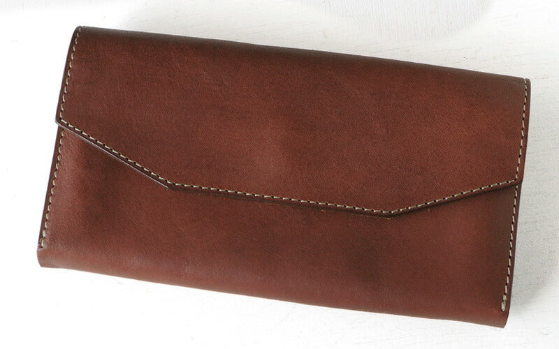 ANNAK（アナック） 栃木レザー ギャルソンロングウォレット ブラウン [AK14TA-B0039-BRN]