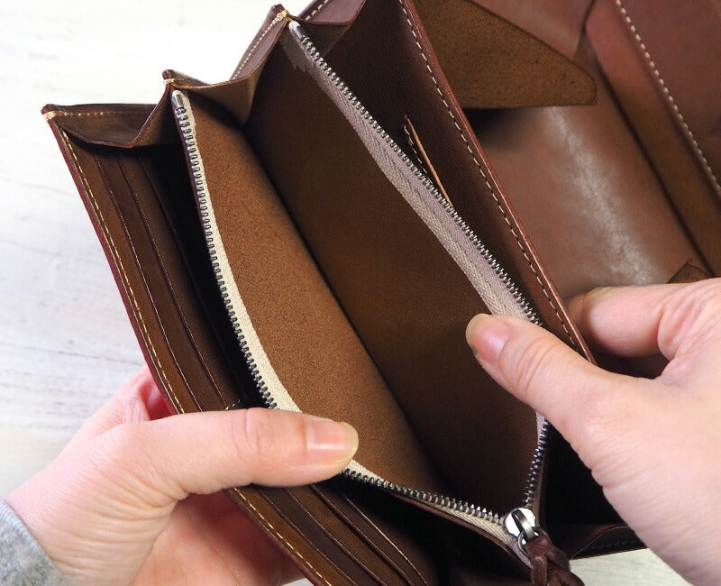 ANNAK（アナック） 栃木レザー ギャルソンロングウォレット ブラウン [AK14TA-B0039-BRN]