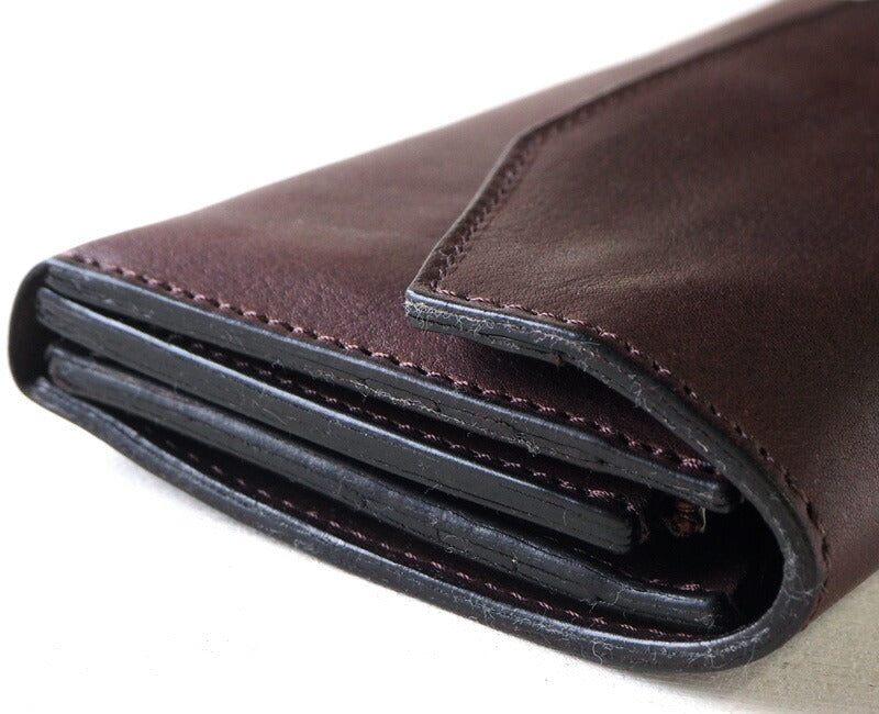 ANNAK（アナック） 栃木レザー ギャルソンロングウォレット ダークブラウン [AK14TA-B0039-DBR]