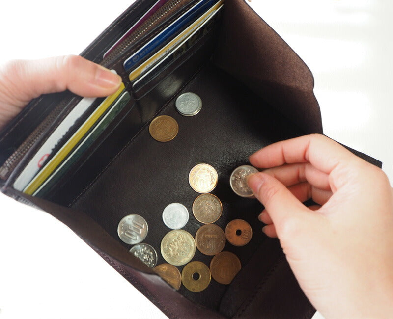 ANNAK（アナック） 栃木レザー ギャルソンロングウォレット ネイビー [AK14TA-B0039-NVY]