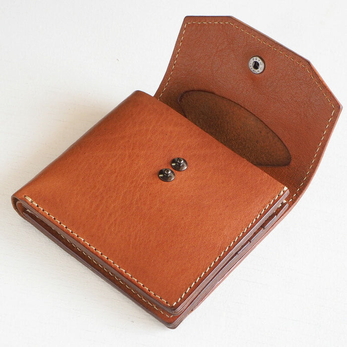 ANNAK Tochigi Leather Compact Bifold Garson 錢包 All Leather 米色 [AK16TA-B0054-BEG] 