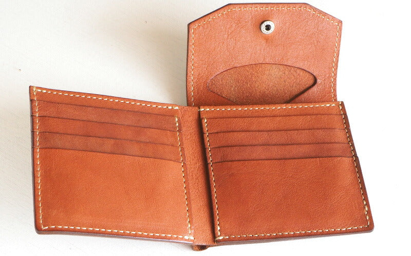 ANNAK Tochigi Leather Compact Bifold Garson 錢包 All Leather 米色 [AK16TA-B0054-BEG] 