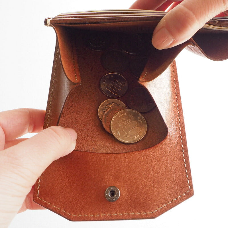 ANNAK Tochigi Leather Compact Bifold Garson 錢包 All Leather 米色 [AK16TA-B0054-BEG] 