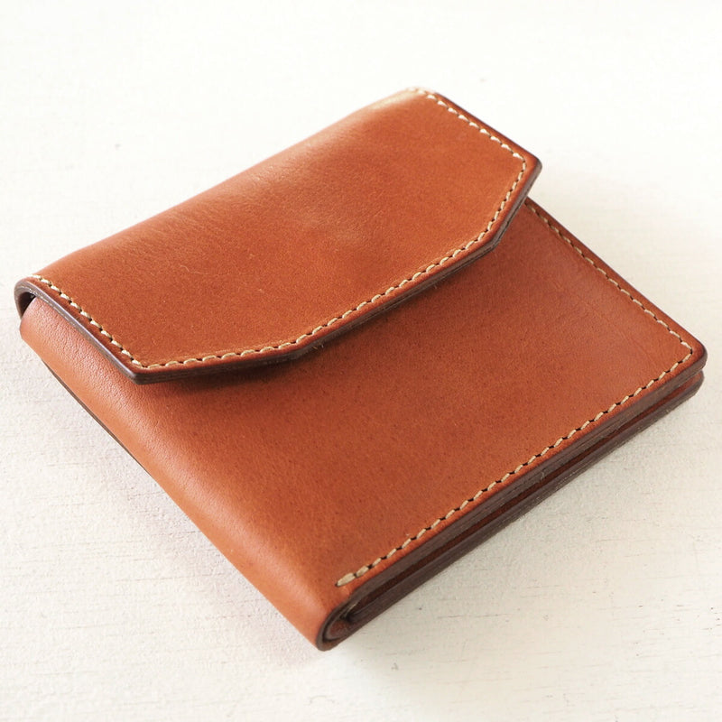 ANNAK Tochigi Leather Compact Bifold Garson 錢包 All Leather 米色 [AK16TA-B0054-BEG] 