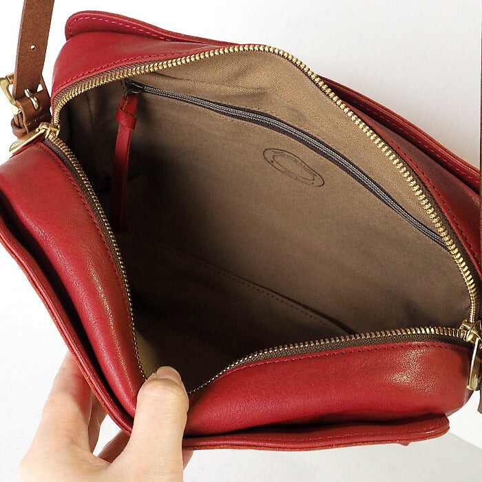 ANNAK 帶尾袋單肩包栃木皮革水洗皮革紅色 [AK18TA-A0004-RED] 