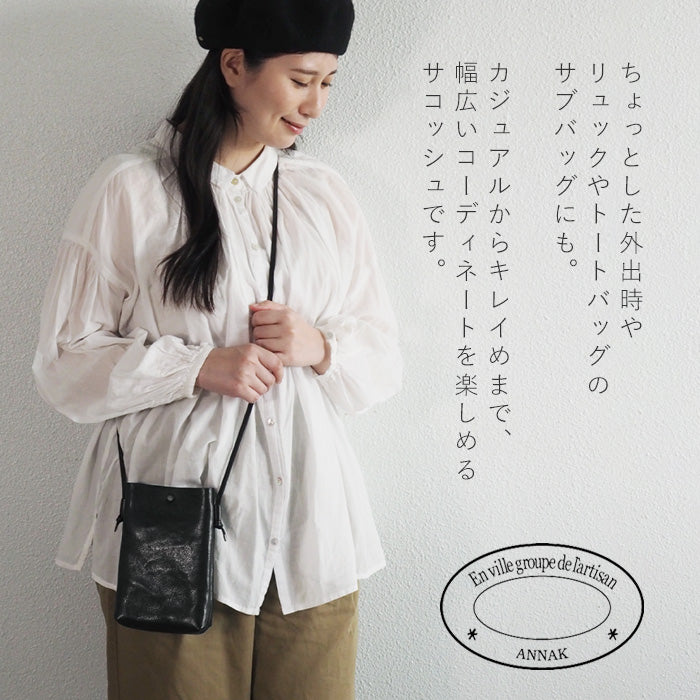 ANNAK Mini Shoulder Pouch Sacoche Women's Men's Unisex [AK18TA-A0096] Mobile Shoulder Bag Smartphone Pouch Pochette 