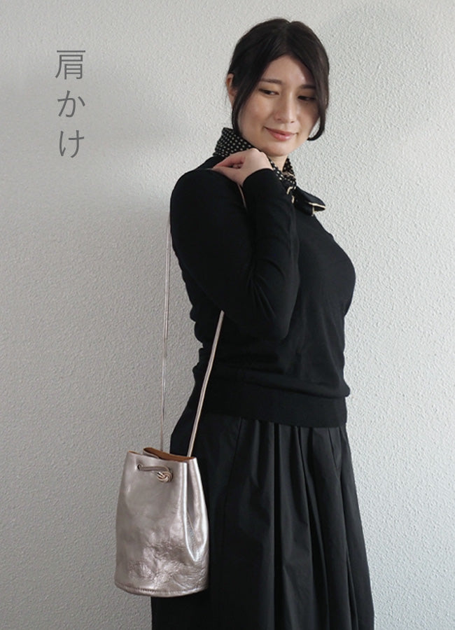 ANNAK（アナック） 2WAY 巾着 ショルダーバッグ レディース メンズ