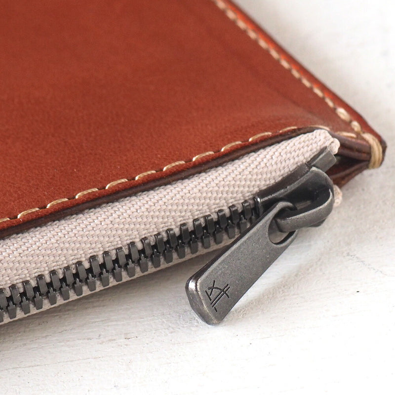 ANNAK Tochigi Leather L-shaped Long Wallet Slim Wallet Beige [AK19TA-B0072-BEG] 