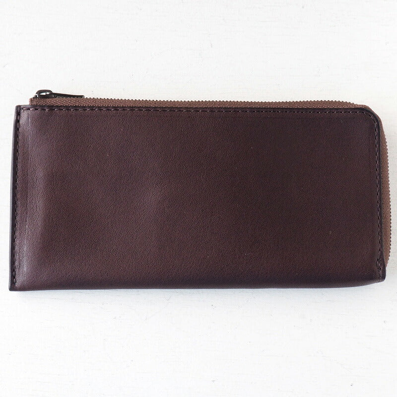 ANNAK Tochigi Leather L-shaped Long Wallet Slim Wallet Dark Brown [AK19TA-B0072-DBR] 