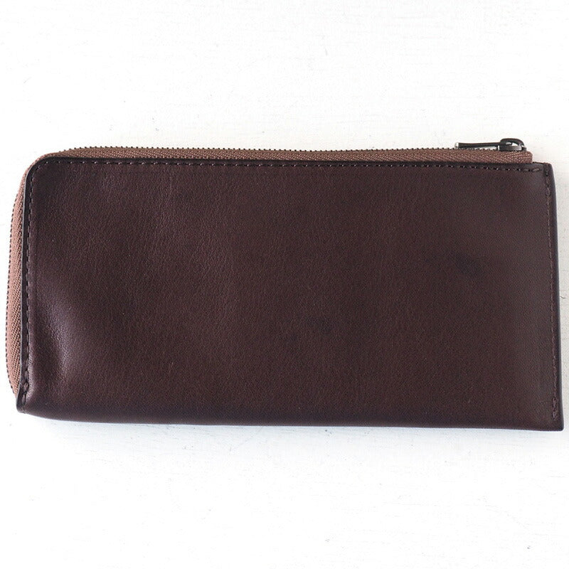 ANNAK Tochigi Leather L-shaped Long Wallet Slim Wallet Dark Brown [AK19TA-B0072-DBR] 