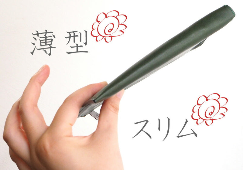 ANNAK Tochigi Leather L-shaped Long Wallet Slim Wallet Green [AK19TA-B0072-GRN] 