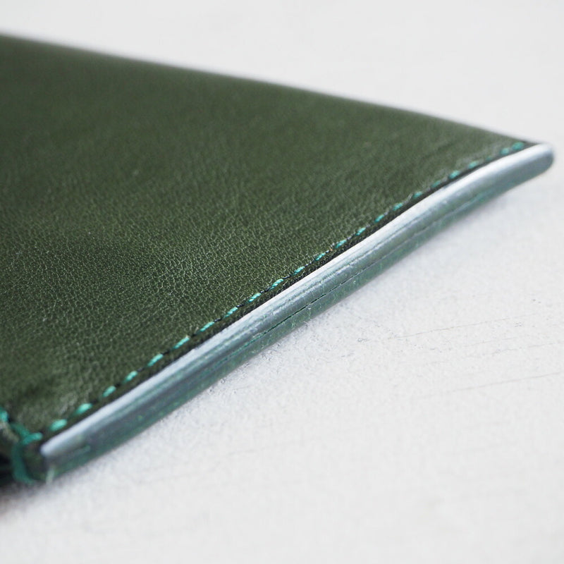 ANNAK Tochigi Leather L-shaped Long Wallet Slim Wallet Green [AK19TA-B0072-GRN] 