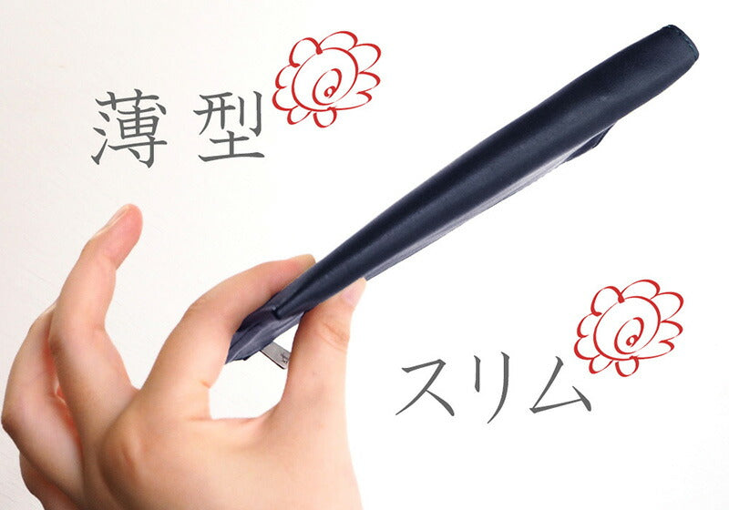 ANNAK Tochigi Leather L-shaped Long Wallet Slim Wallet Navy [AK19TA-B0072-NVY] 