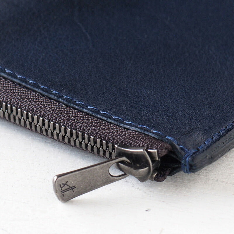 ANNAK Tochigi Leather L-shaped Long Wallet Slim Wallet Navy [AK19TA-B0072-NVY] 