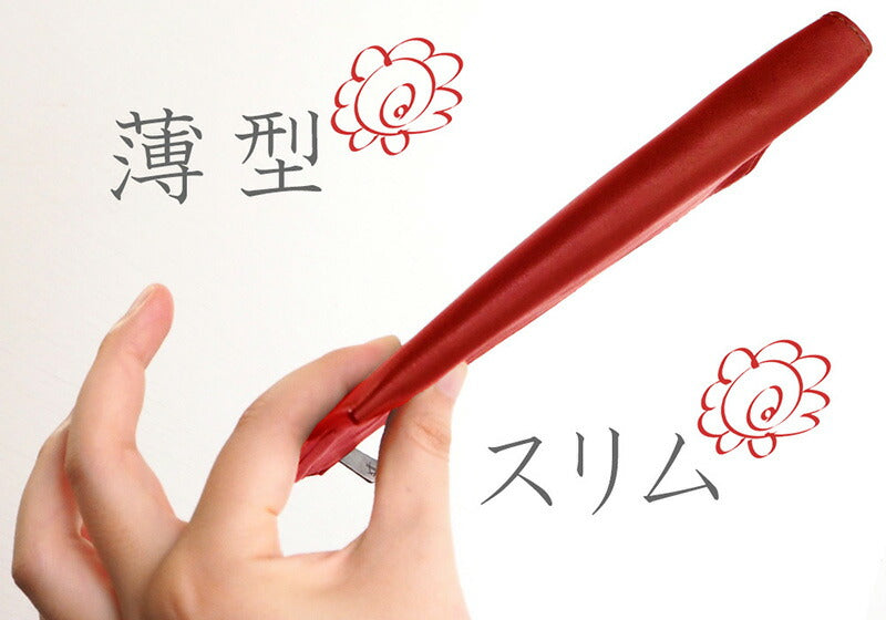 ANNAK Tochigi Leather L-shaped Long Wallet Slim Wallet Red [AK19TA-B0072-RED] 