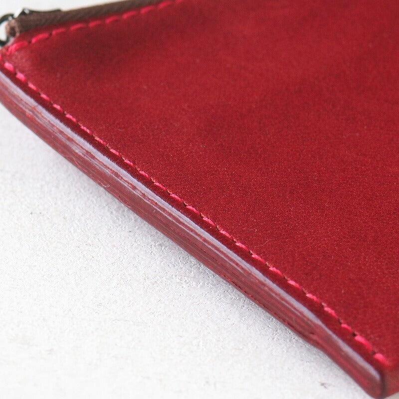 ANNAK Tochigi Leather L-shaped Long Wallet Slim Wallet Red [AK19TA-B0072-RED] 